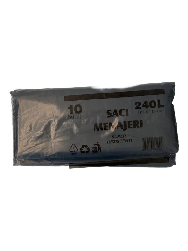 Saci menajeri negru nerolați 240 L