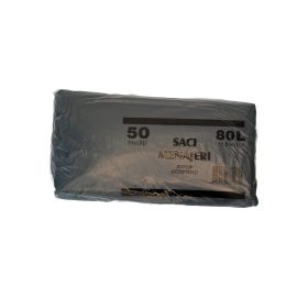 Saci menajeri negru nerolați 80 L